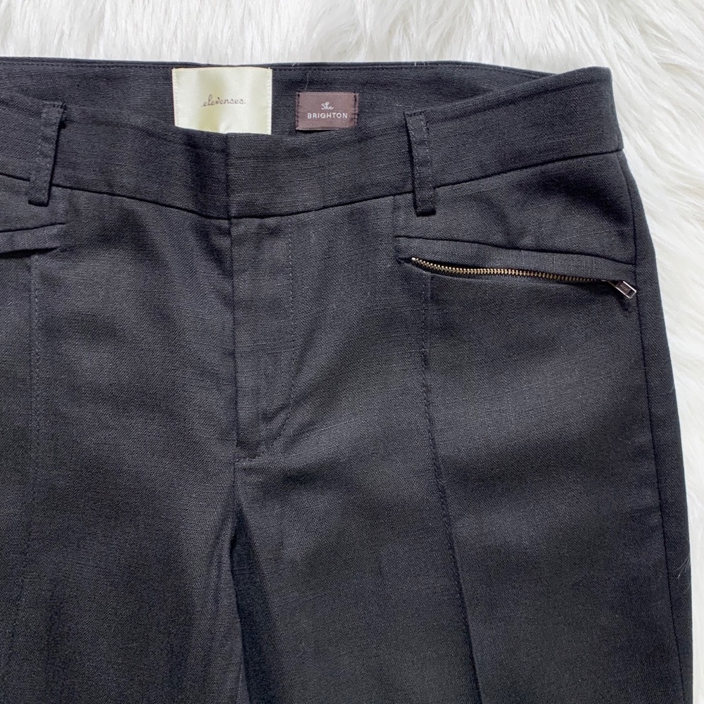 SOLD-Anthropologie Black Bootcut Trouser Pants - Picture 7 of 11